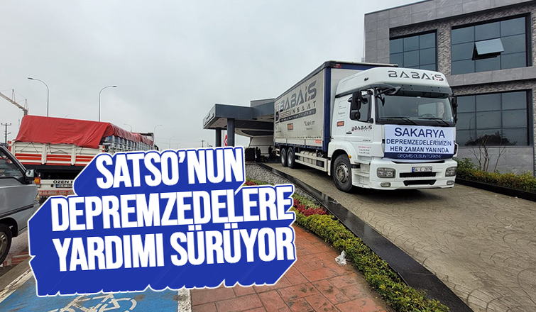 Sakaryalı iş adamları deprem bölgesine yardımlara devam ediyor