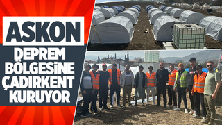 Sakaryalı iş adamlarından Hatay'a çadırkent