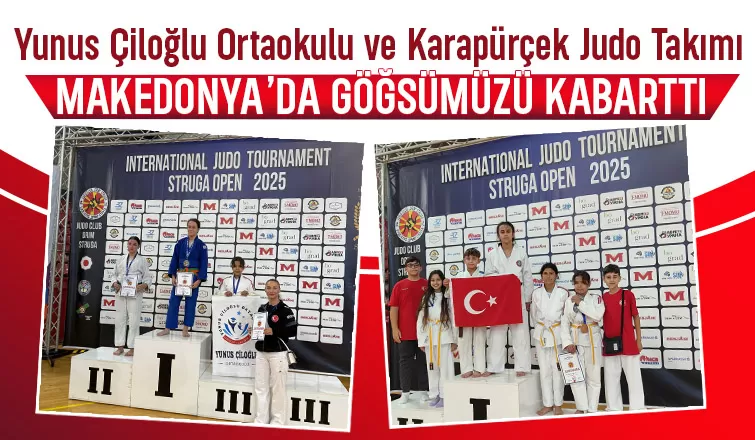 Sakaryalı Judocular Makedonya da Madalyaları Topladı