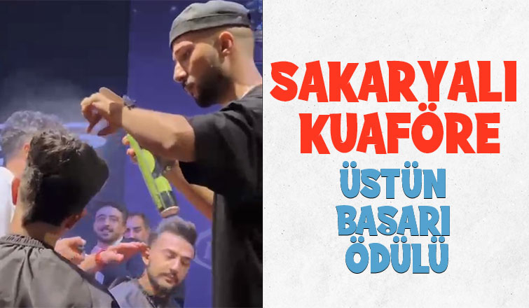 Sakaryalı kuaför uluslararası yarışmada ödül aldı