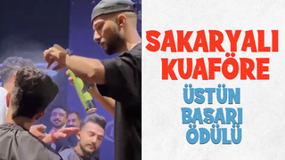 Sakaryalı kuaför uluslararası yarışmada ödül aldı