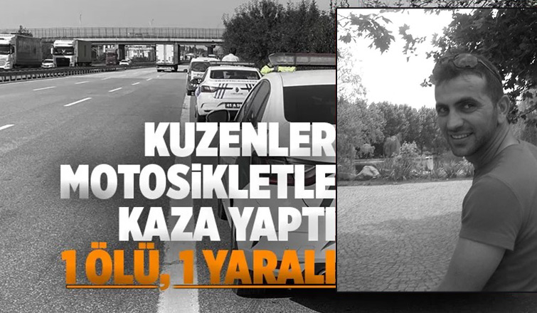 Sakaryalı kuzenler motosikletle kaza yaptı: 1 ölü, 1 yaralı