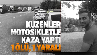 Sakaryalı kuzenler motosikletle kaza yaptı: 1 ölü, 1 yaralı