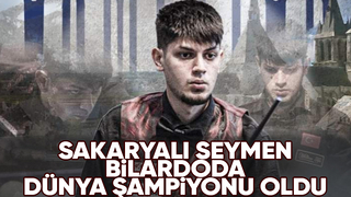 Sakaryalı milli bilardocu Seymen Dünya Şampiyonu oldu