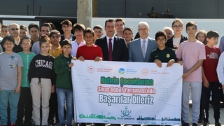 Sakaryalı öğrenciler Robot Yarışmasına uğurlandılar