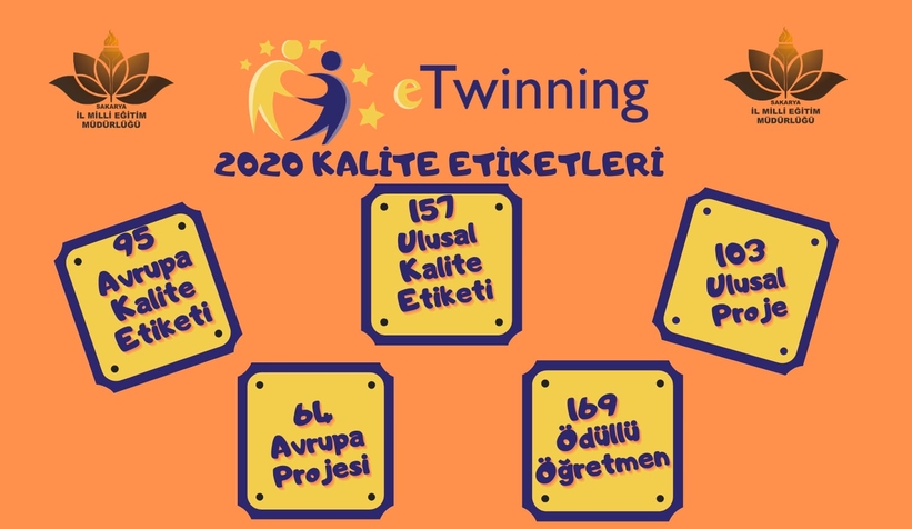 Sakaryalı öğretmenler 157 ulusal, 95 Avrupa kalite etiketi sahibi oldu
