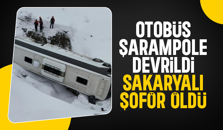 Sakaryalı otobüs şoförü kazada öldü