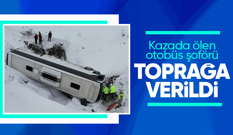 Sakaryalı otobüs şoförü toprağa verildi