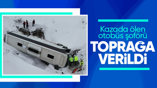 Sakaryalı otobüs şoförü toprağa verildi