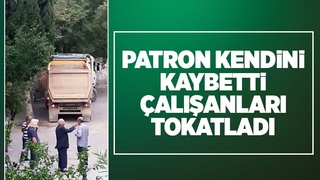 Sakaryalı patron çalışanlarını tokatladı