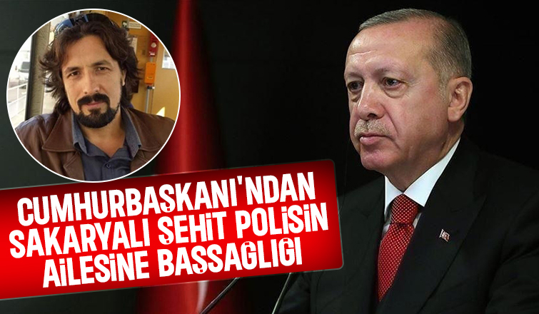 Sakaryalı şehit polisin ailesine başsağlığı diledi
