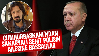 Sakaryalı şehit polisin ailesine başsağlığı diledi