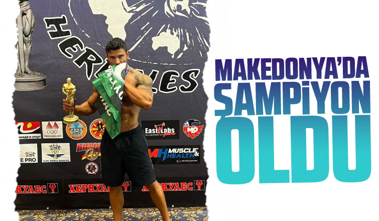 Sakaryalı sporcu şampiyon oldu