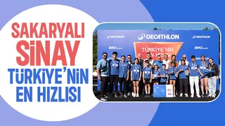 Sakaryalı sporcu Türkiye'nin en hızlısı
