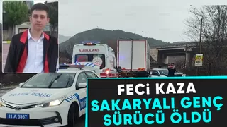 Sakaryalı sürücü kazada öldü