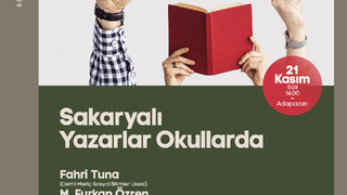 Sakaryalı yazarlar liselerde öğrencilerle buluşacak