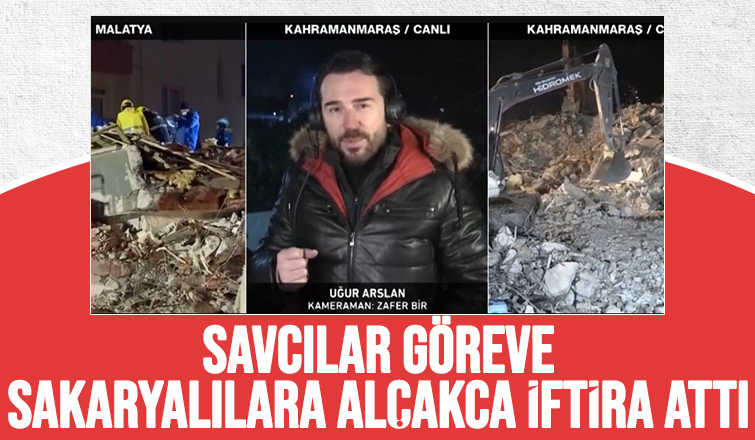 Sakaryalılara alçakça iftira attı