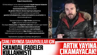 Sakaryalıları ayağa kaldırmıştı; Televizyon son verdi