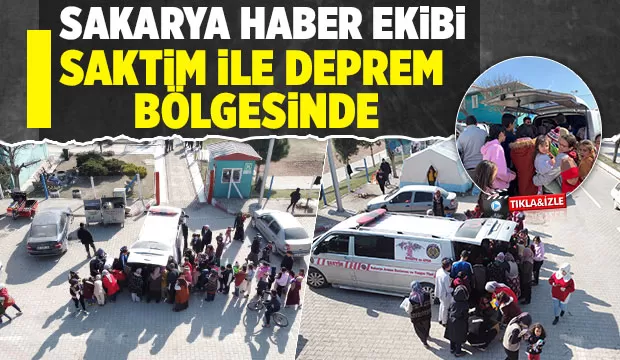 Sakaryalıların gönderdiği yardımların dağıtımını görüntüledik