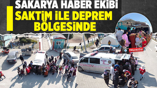 Sakaryalıların gönderdiği yardımların dağıtımını görüntüledik