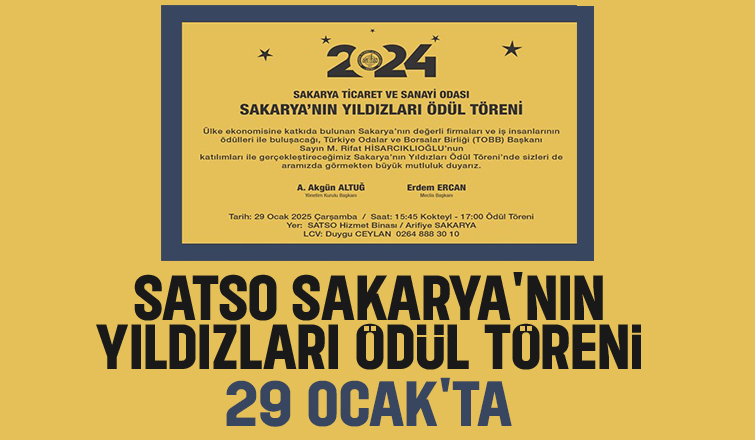 Sakarya’nın Yıldızları Ödül Töreni