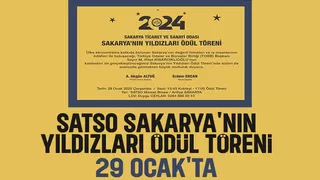 Sakarya’nın Yıldızları Ödül Töreni