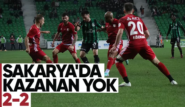 Sakaryaspor: 2 - Erzurumspor FK: 2