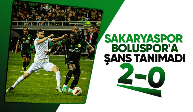 Sakaryaspor 2 Boluspor 0
