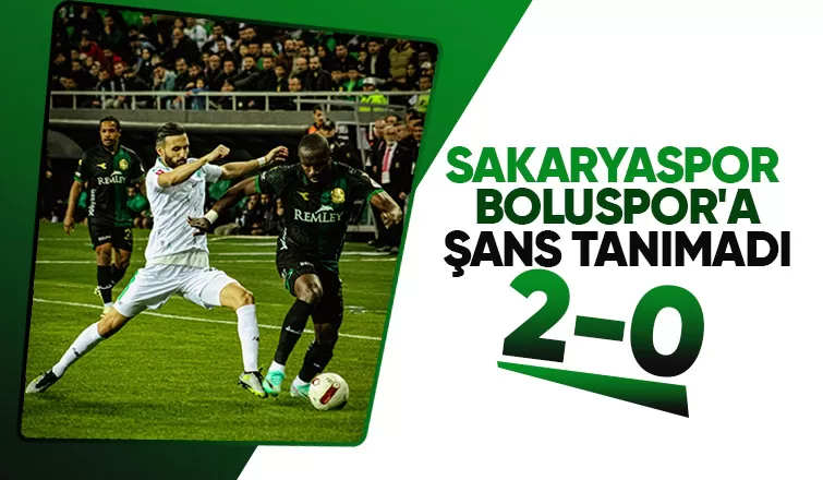 Sakaryaspor 2 Boluspor 0