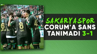 Sakaryaspor 3- Çorum FK 1