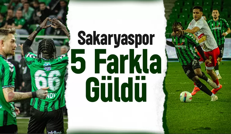 Sakaryaspor 5 Yeni malatyaspor 0