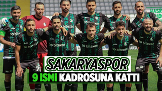Sakaryaspor 9 ismi kadrosuna kattı