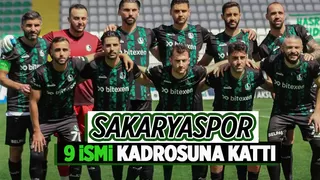 Sakaryaspor 9 ismi kadrosuna kattı