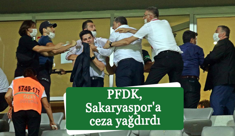 Sakaryaspor'a ceza yağdı