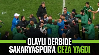 Sakaryaspor'a ceza yağdı