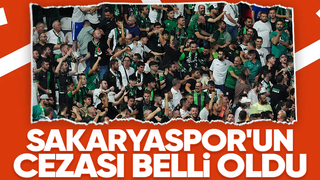 Sakaryaspor'a ceza yağdı!