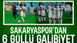 Sakaryaspor Adanademirspor'u 6-0 mağlup etti