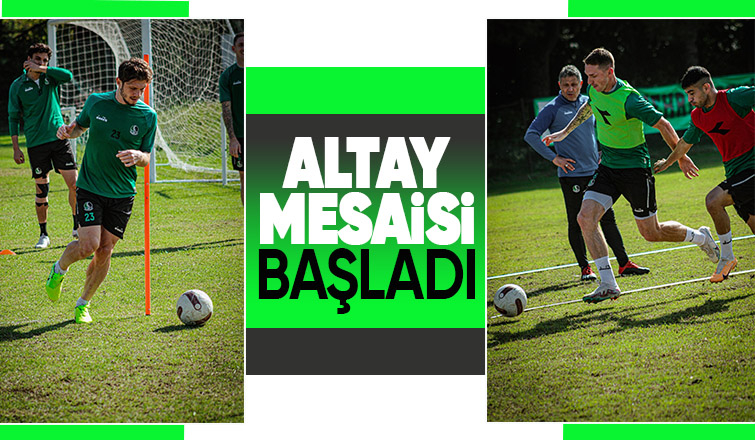 Sakaryaspor, Altay maçının hazırlıklarına başladı