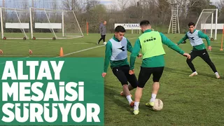 Sakaryaspor Altay maçının hazırlıklarına devam ediyor