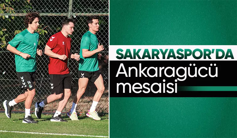 Sakaryaspor Ankaragücü maçının hazırlıklarını sürdürdü