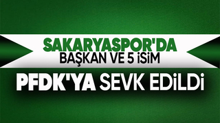 Sakaryaspor ayağa kalkmıştı, o isimler PFDK'ya sevk edildi