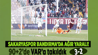 Sakaryaspor Bandırma'da ağır yara aldı: 3-2