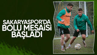 Sakaryaspor Bolu maçının hazırlıklarına başladı