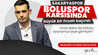Sakaryaspor, Boluspor karşısında büyük bir fırsatı kaçırdı: Ama daha da kötüsü oyunumuz iyiye gitmiyor!