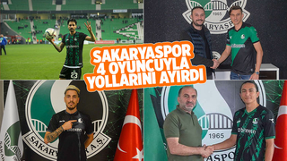 sakaryaspor'da 4 oyuncunun bileti kesildi