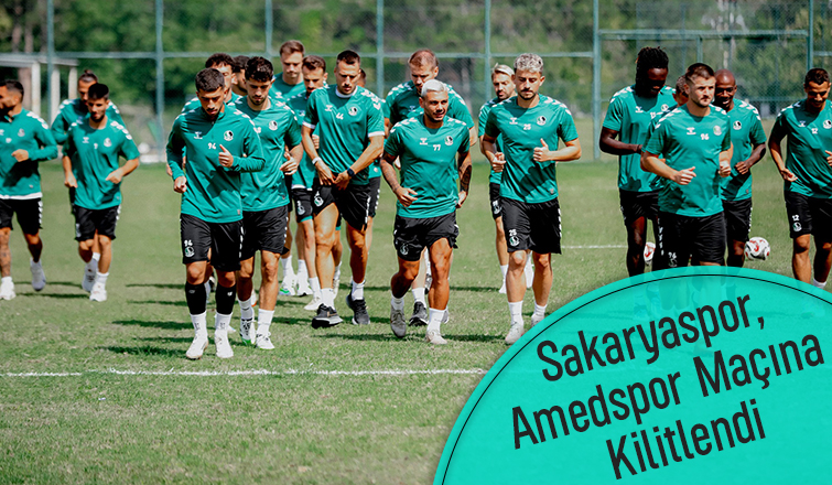 Sakaryaspor'da Amedspor maçı hazırlıkları başladı
