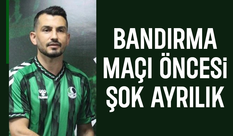 Sakaryaspor'da ayrılık