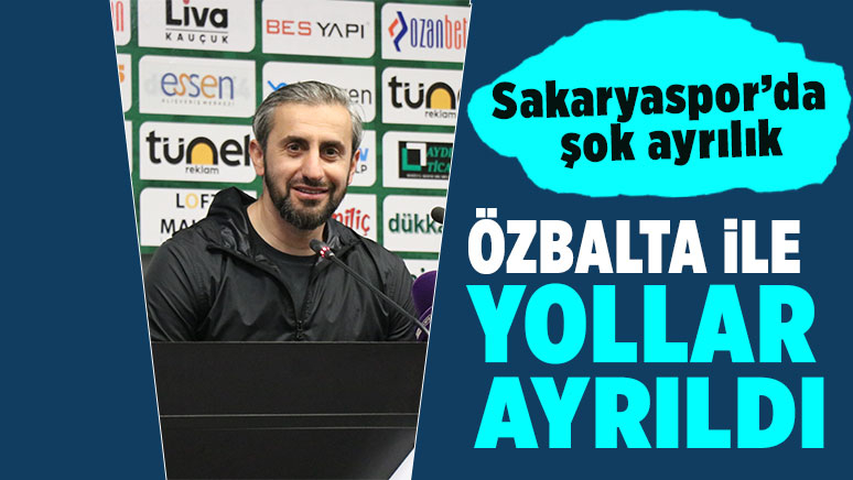  Teknik Direktör Serkan Özbalta ile yollar ayrıldı