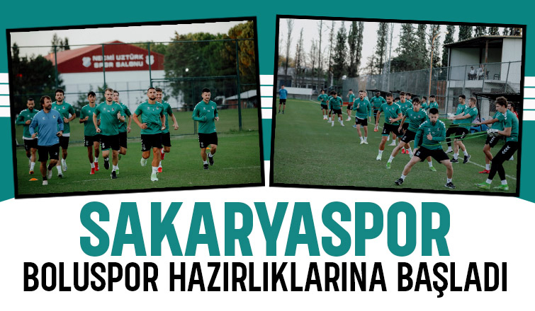 Sakaryaspor'da Boluspor hazırlıkları