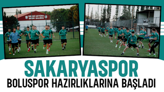 Sakaryaspor'da Boluspor hazırlıkları